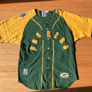 green bay packers baseball jersey