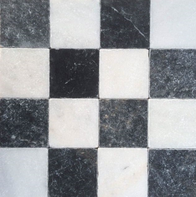 balans kwaadheid de vrije loop geven Mm Castor zwart-wit vloer/wandtegel natuursteen look Turks hardsteen 10x1 –  Elysion Sanitair