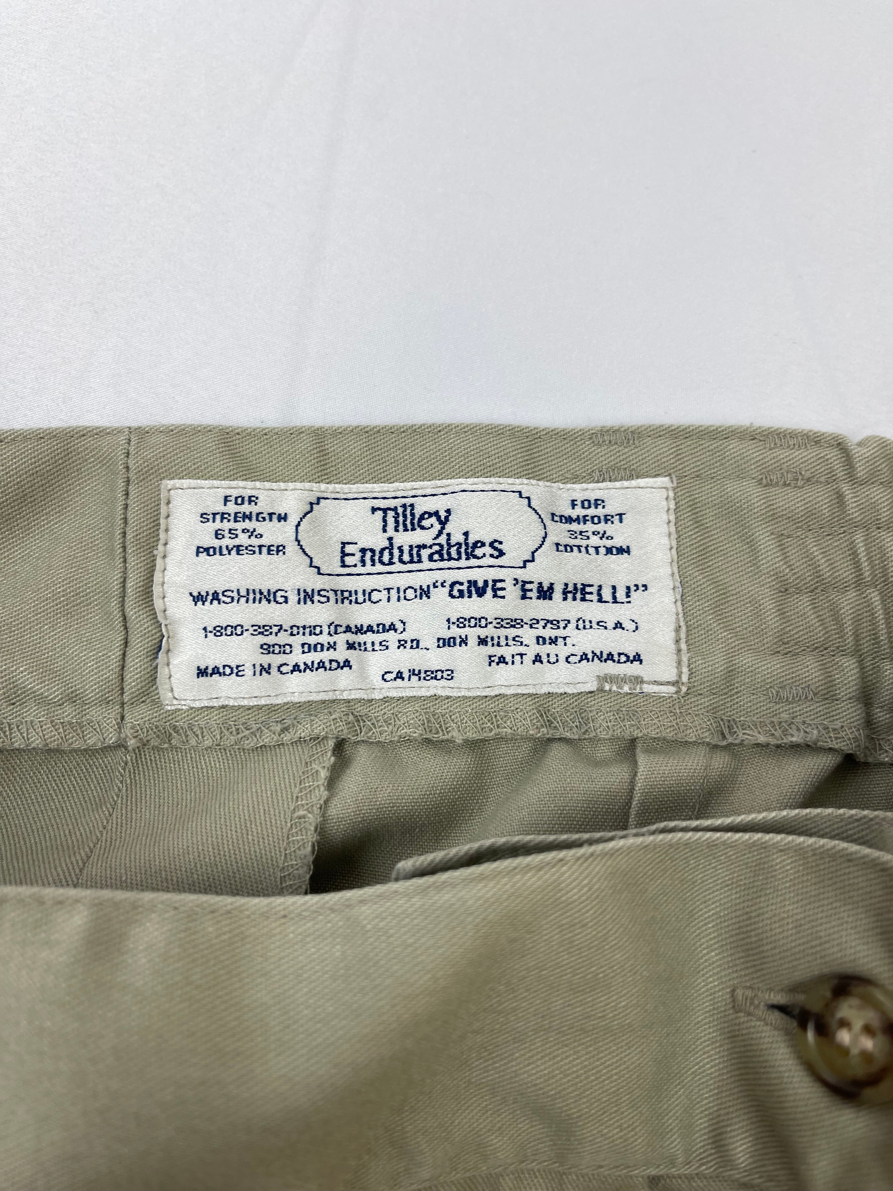 Khaki Brown Tilley Endurables Pants Size 12 – Prince Edward County T ...