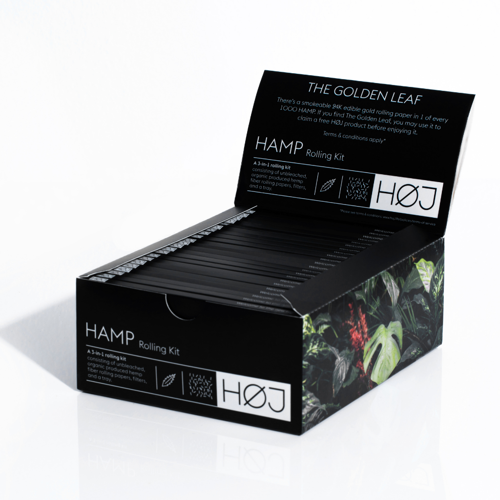 HAMP display box rolling papers
