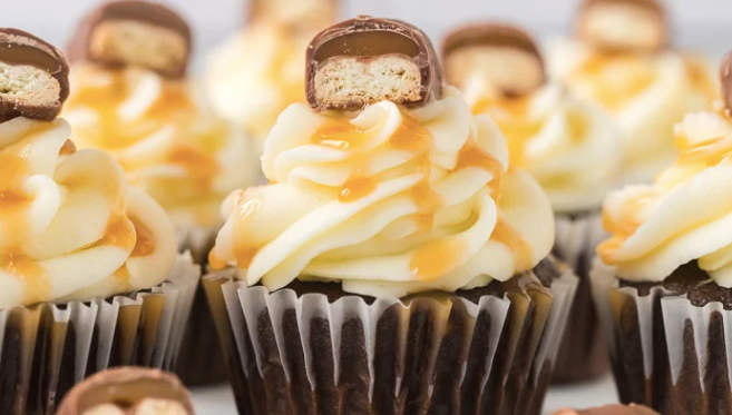 Twix Tricks Cupcakes