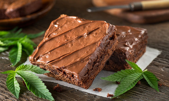 Vegan cannabis brownies