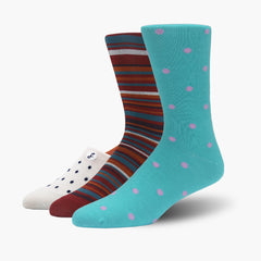 One pair of no-show socks, bamboo socks, and merino wool socks from the Swanky Socks Mother's Day Everyday Pack