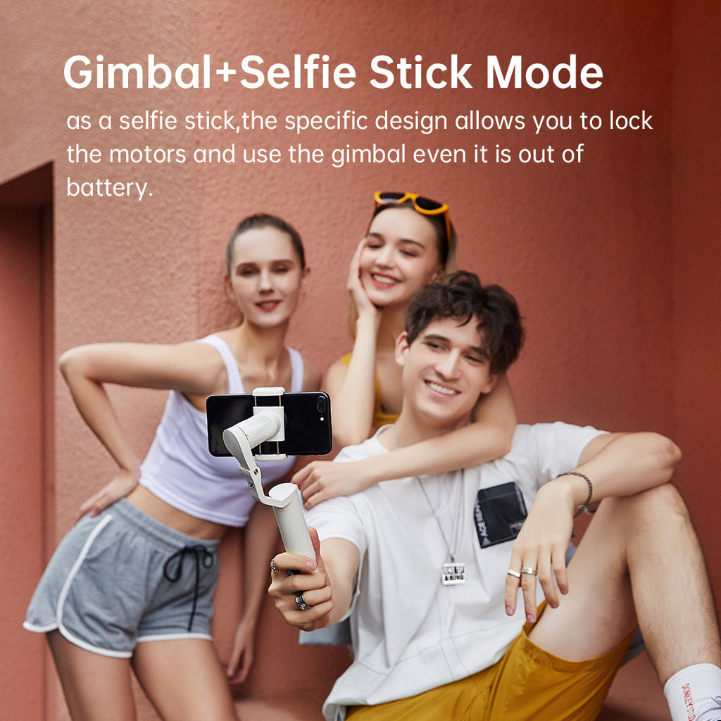 Gimbal + selfie stick
