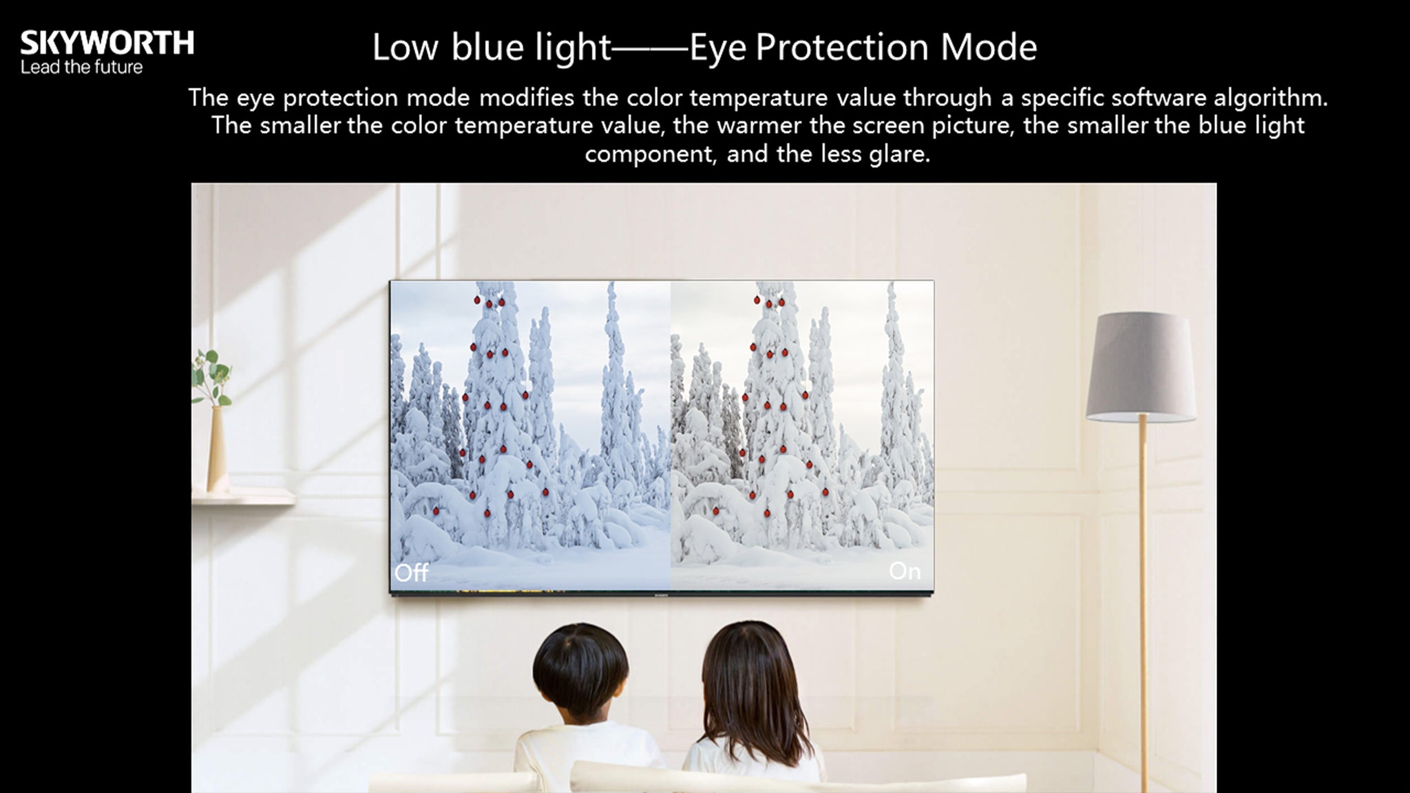 Low blue light Eye Protection Mode