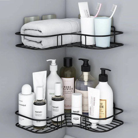 No-Drill Bathroom Storage Shelf freeshipping - khollect