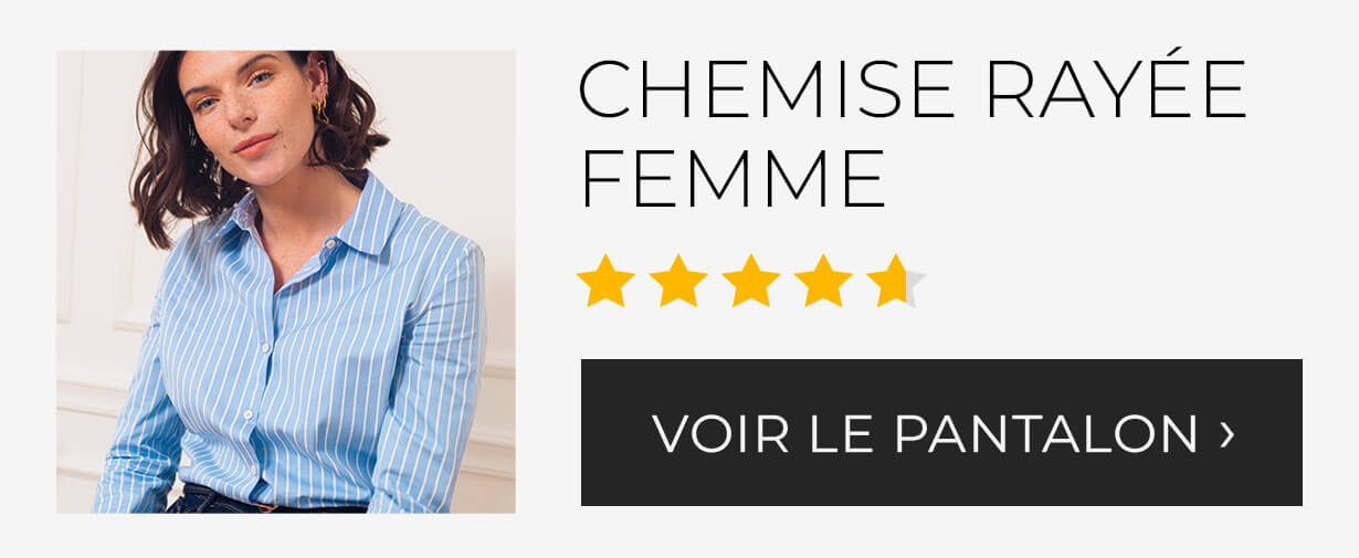 chemise rayee femme