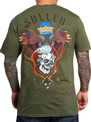 Sullen Men's Eagle Flame Short Sleeve Premium T-shirt