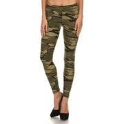 Sujetador deportivo Camouflage Army Print Leggings