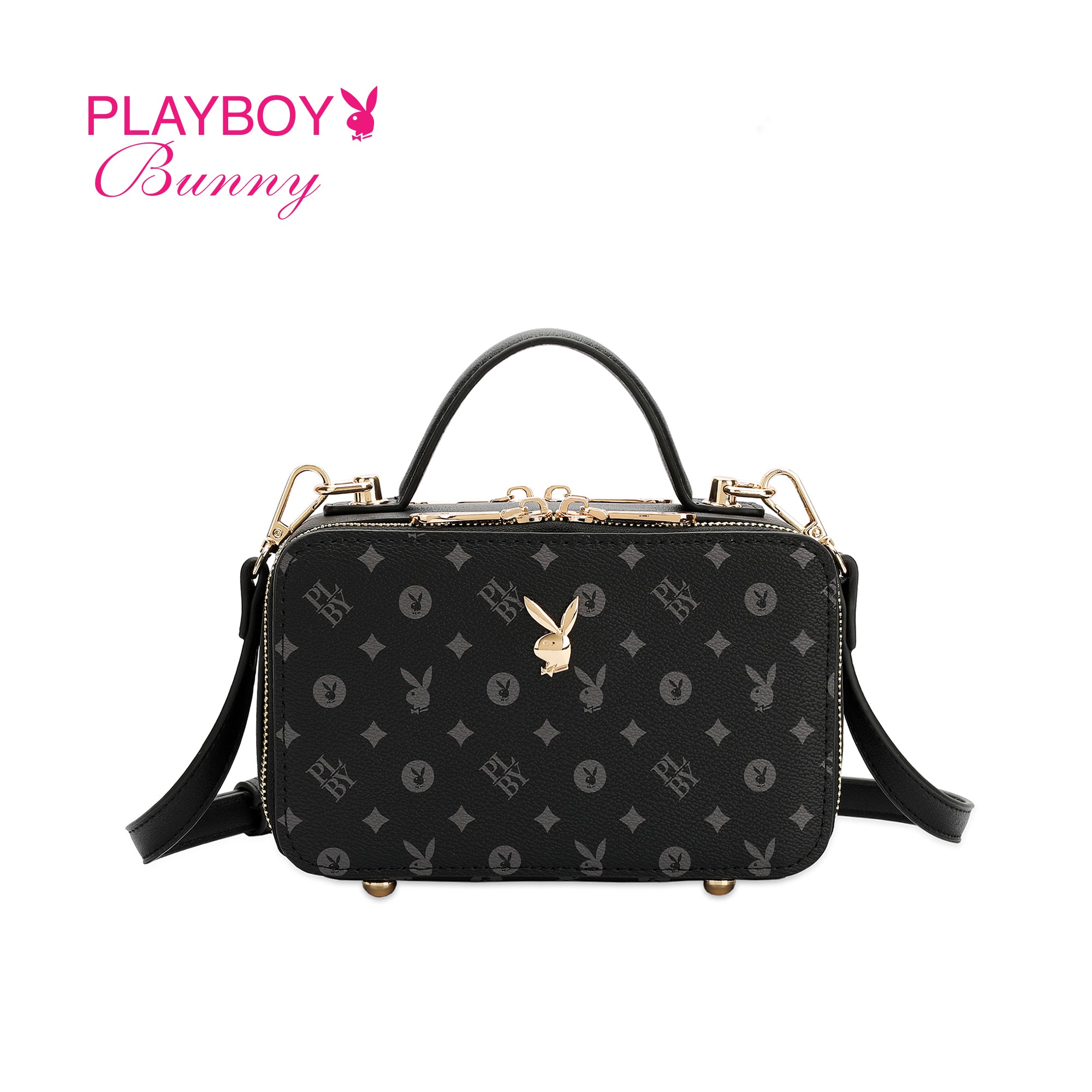 playboy monogram sling bolsa