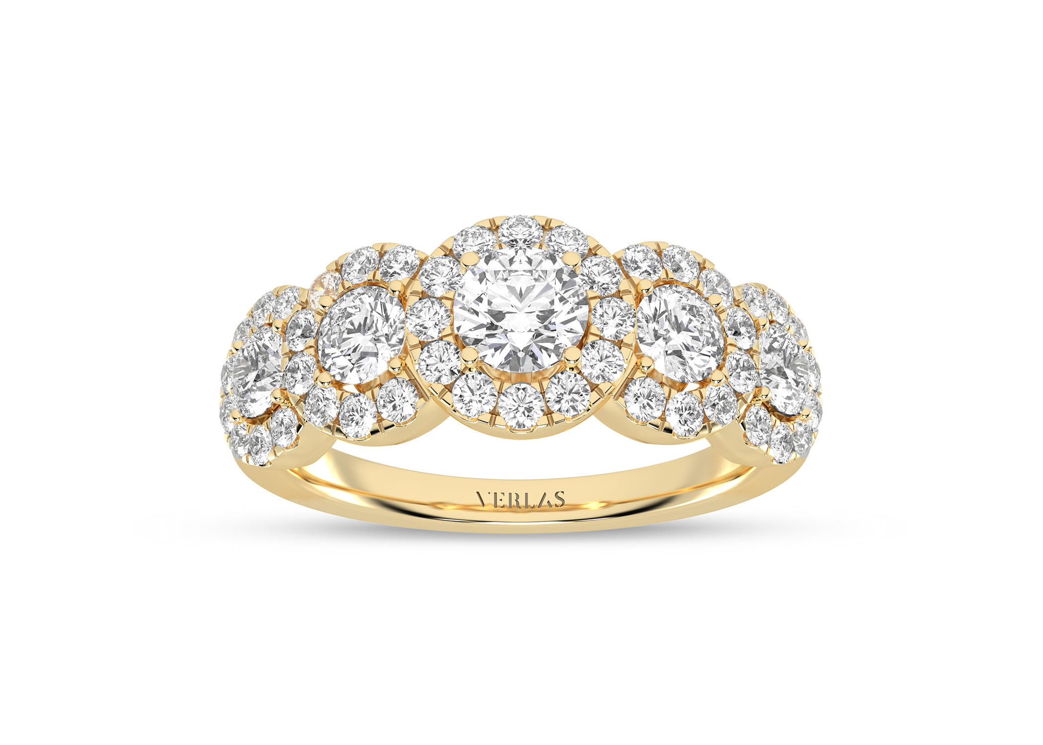 5-Stone Graduated Cherished Vows - Ring 