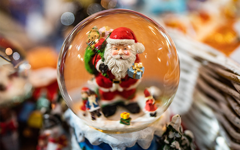 Christmas snow globe