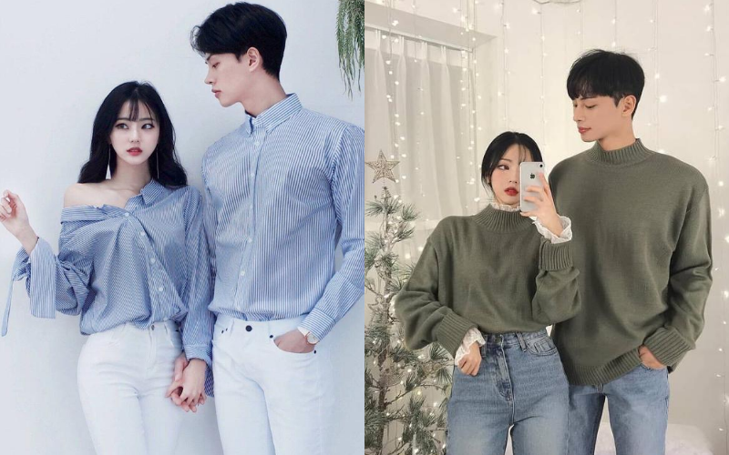 Korean Couples outfits ideas