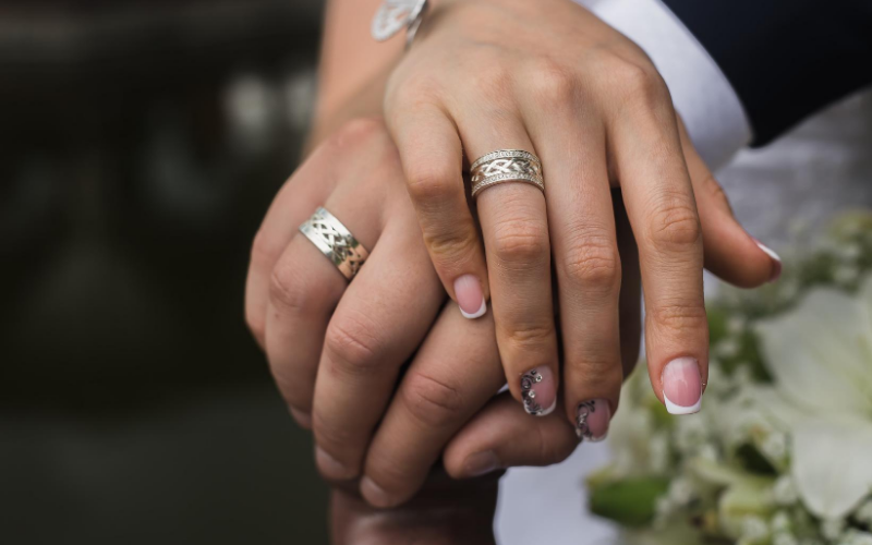 Couple matching rings 