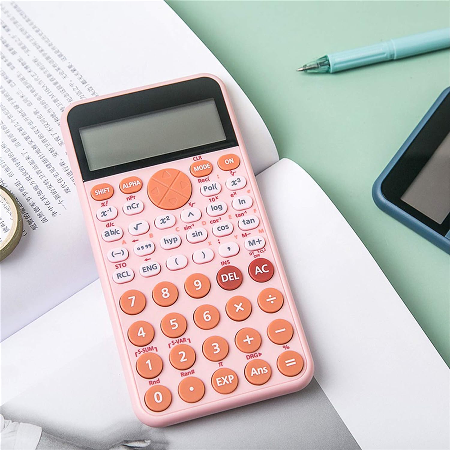 Calculator de birou PN 2891, 240 de functii de calcul, ușor de utilizat, portabil, pentru scoala, birou