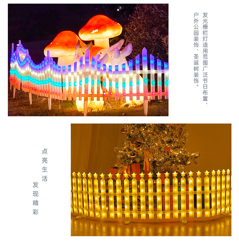 Gard decorativ cu leduri alb cald sau multicolor, 3 metri, 8 moduri de iluminare, 220W, pentru interior sau exterior