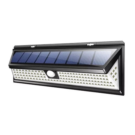 Lampa solara cu 118 LED-uri, senzor de miscare PIR, telecomanda, 2200mAh, waterproof IP65