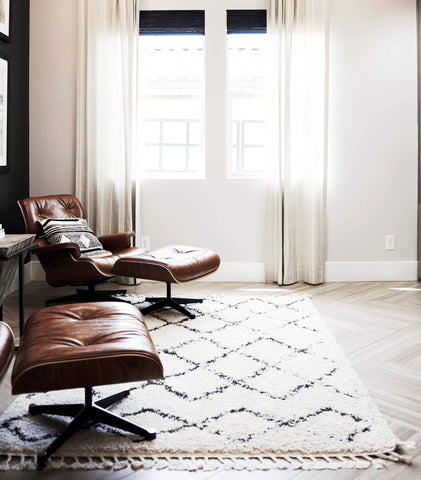 living room brightly lit by natural lighting from window