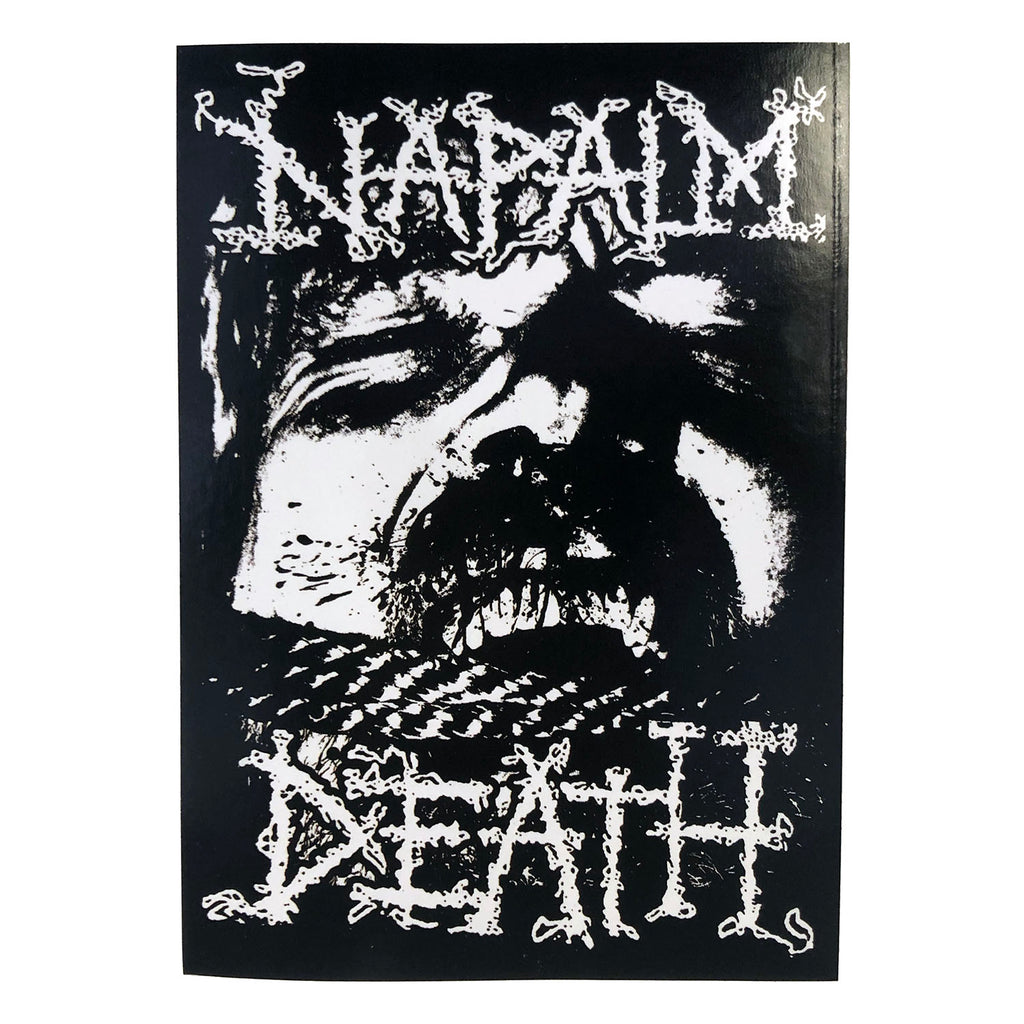 Napalm Death Logic Ravaged By Brute Force Sticker Night Shift Merch