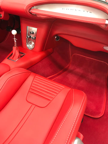 custom corvette interior in all leather