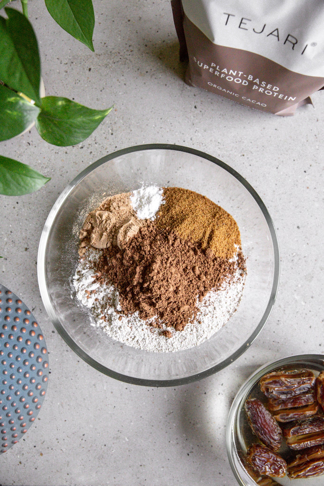 All ingredients poured into a bowl with Terjari Sachet