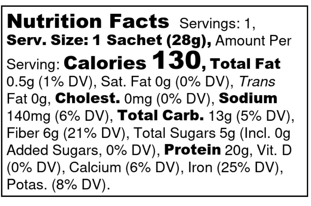 Nutrition Tejari Organic Apples and Greens Sachets