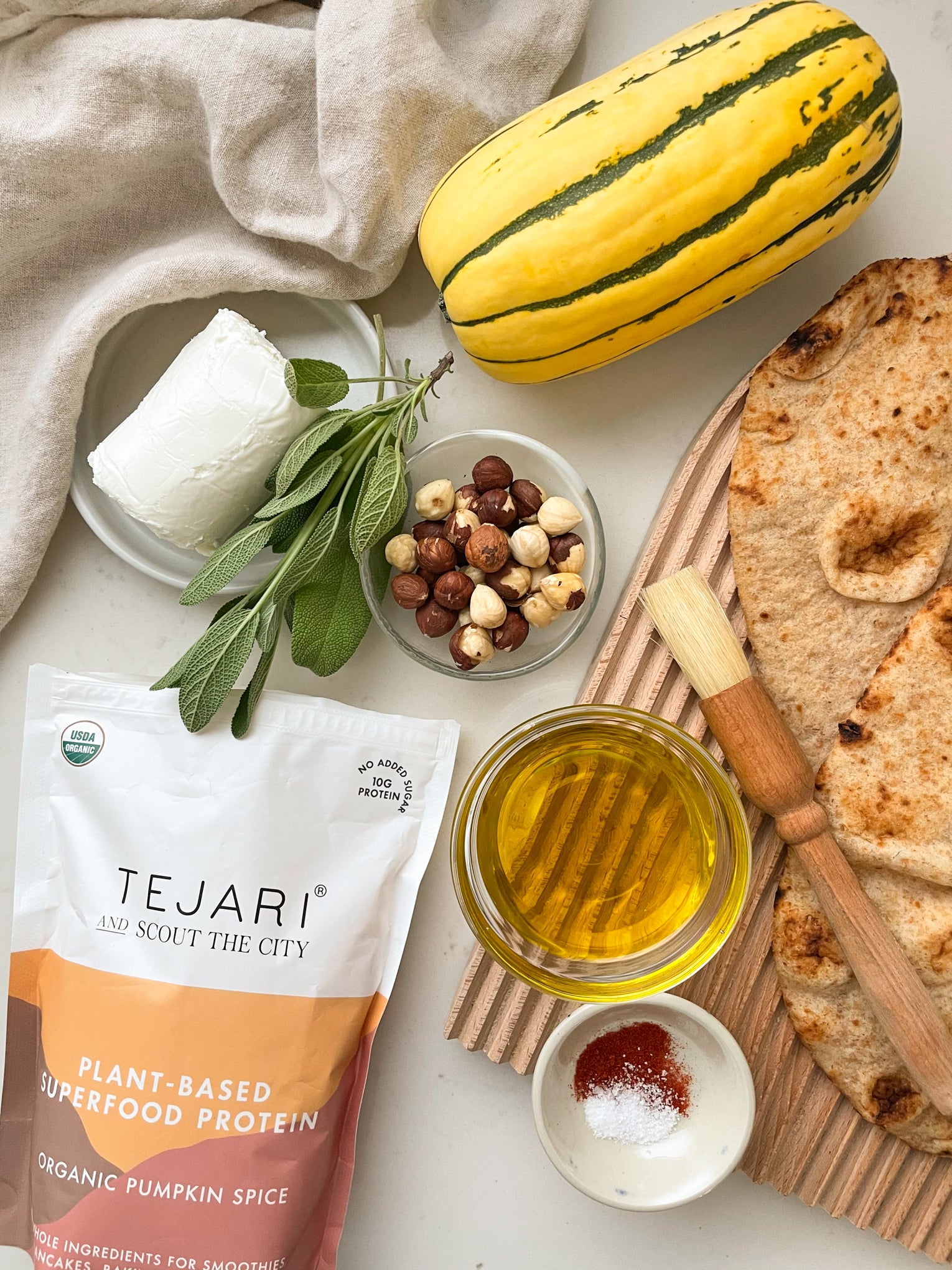 Tejari Organic Pumpkin Spice Flatbread