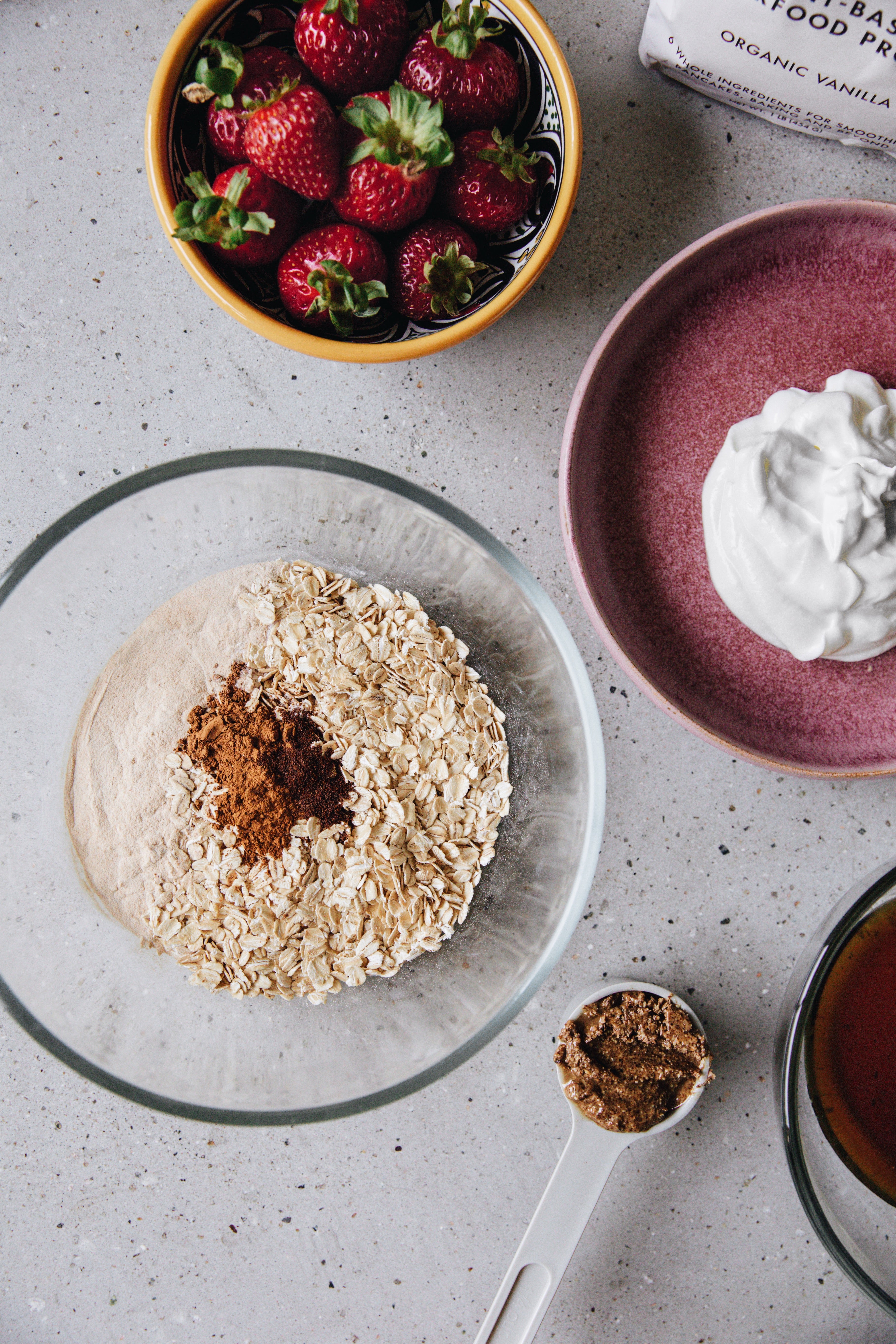 A View From The Top Strawberries Granola with Vanilla Blend