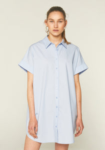 CF Blue Shirt Dress
