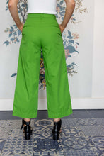 Load image into Gallery viewer, Green Cropped Wide Leg Trousers
