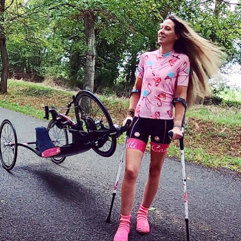 Mel Nicholls Completes Handcycle Britain on Personalised Cool Crutches