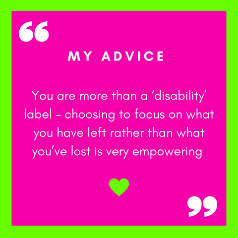 Danielle Brown Advice for Anyone Living with Disability