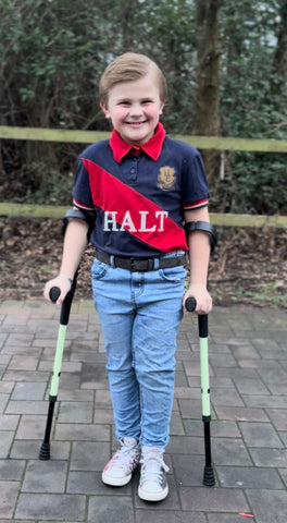 Dylan Wearing Best Children's Crutches UK