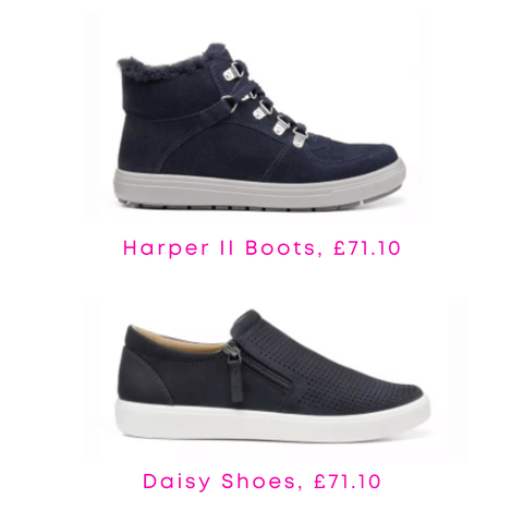 Hotter UK Everyday Shoes designed with comfort & accessibility in mind