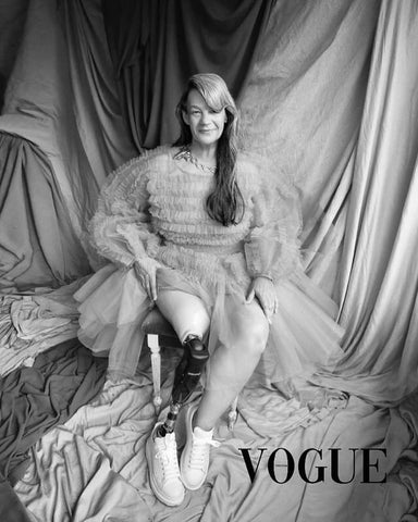 Nancy Harris Modelling in Vogue