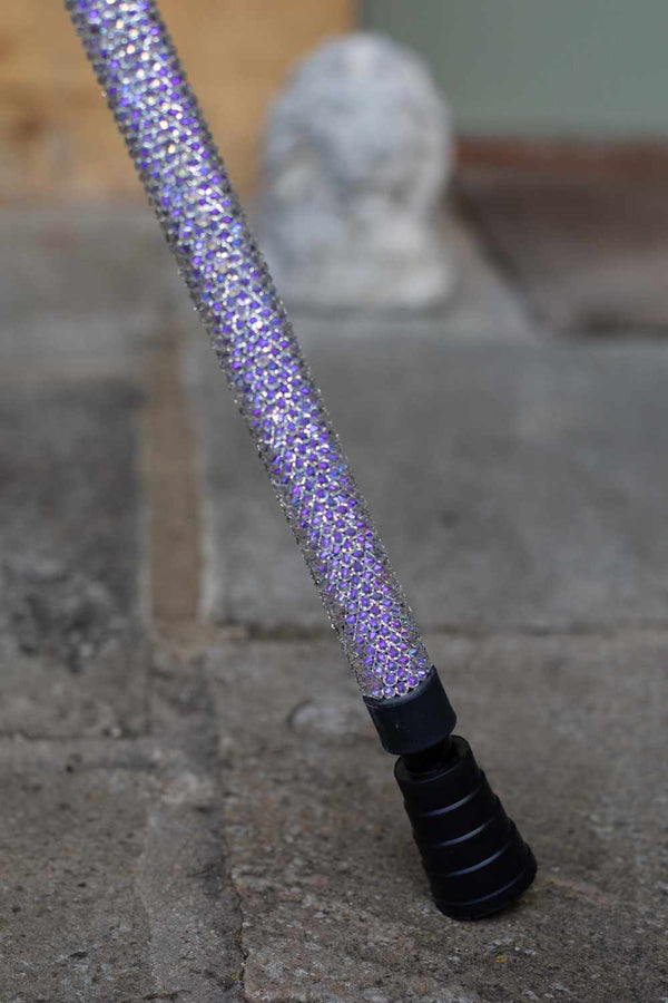 Sparkly rhinestone bling walking stick by Glamsticks, with diamanté