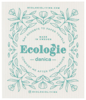 Ecologie by Danica 6.5 in. x 8 in. Provencal Lemons Swedish Sponge Cloth