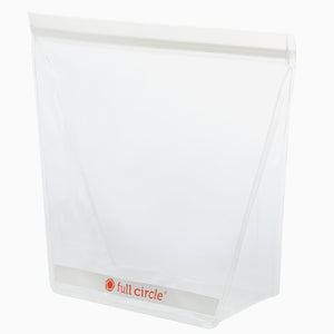 Full Circle Clear Large Reusable Ziptuck Storage Bag