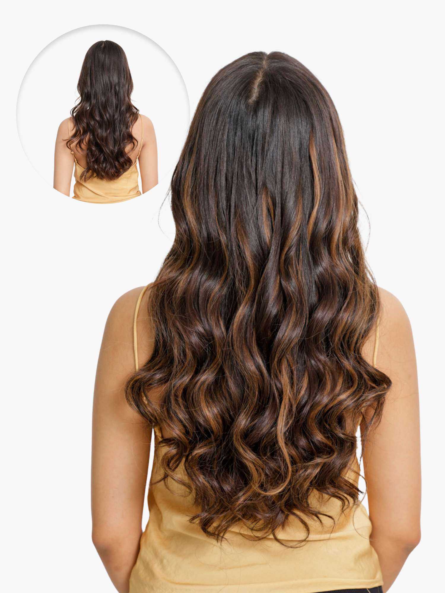 Ombré Clipin Extensions  Real Human Hair Extensions India  1 Hair Stop  India