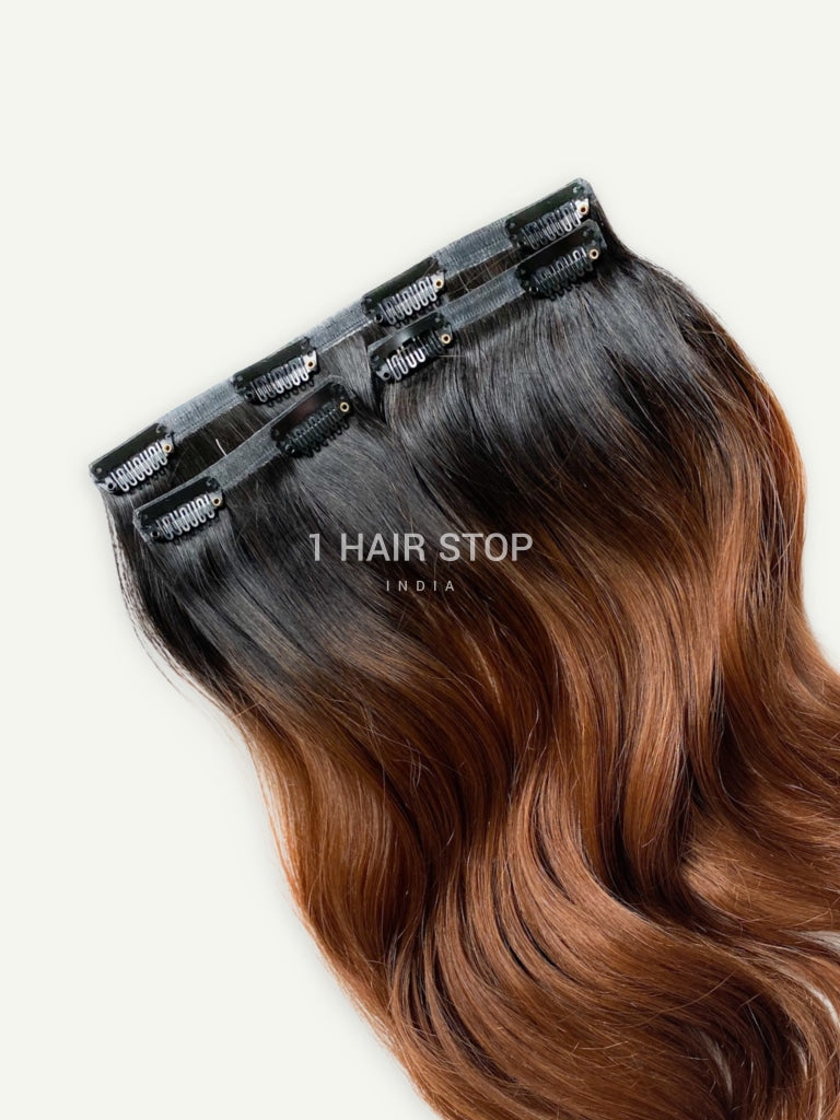 Clip-in Extensions | Real Human Hair Extensions India – 1 India