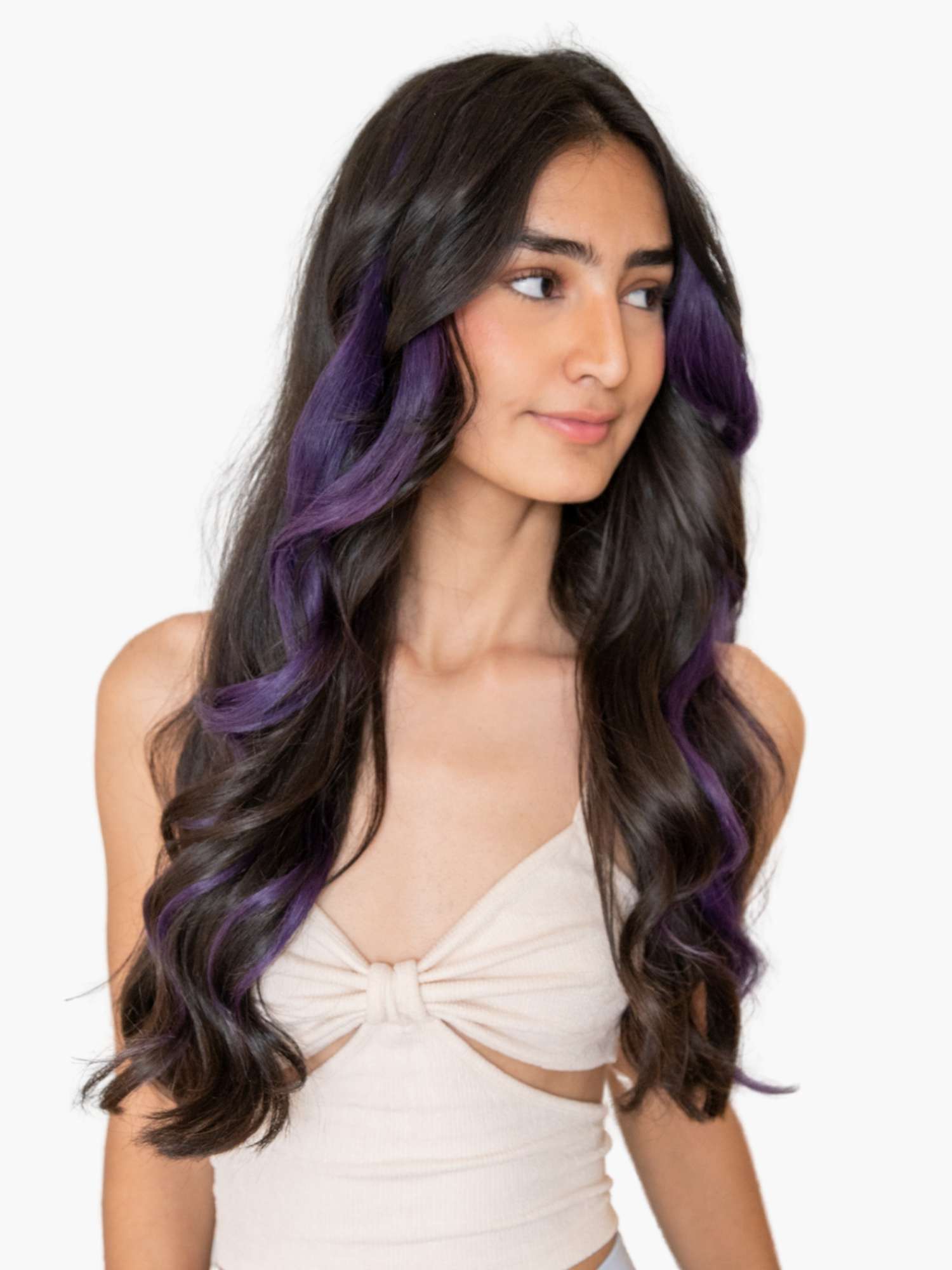 23 Purple Hair Color Ideas Highlights Ombre and Streaks  Hello  Bombshell