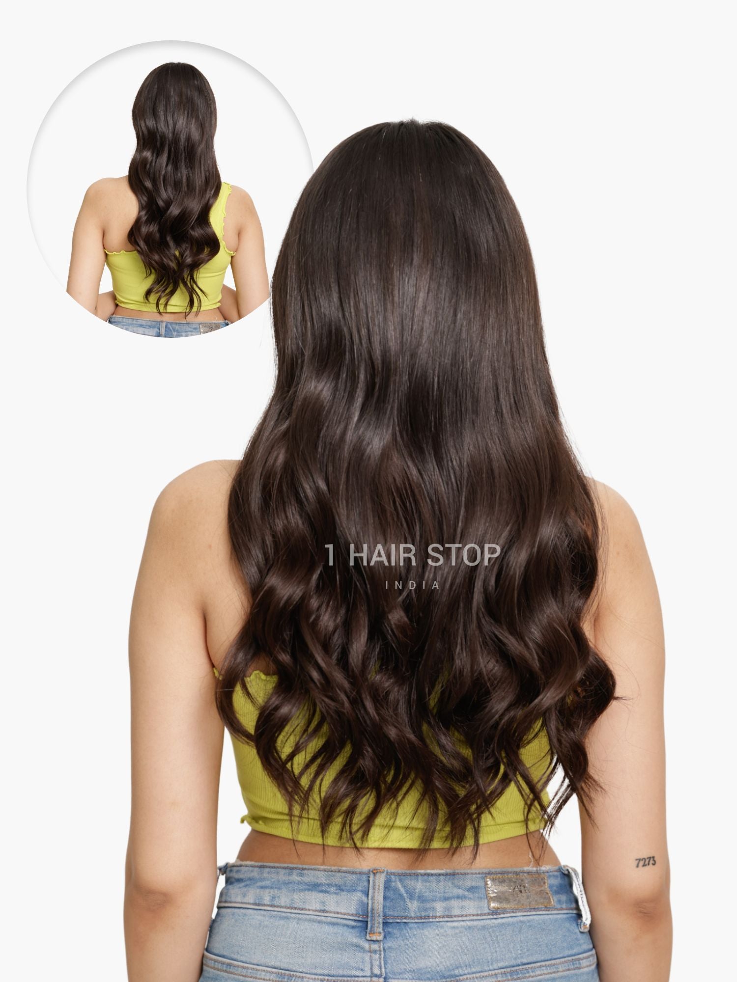 Curly Push Up Patches  Hair Extensions India  Curly Hair Extensions  1  Hair Stop India