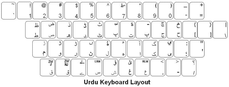 urdu keyboard layout windows 7