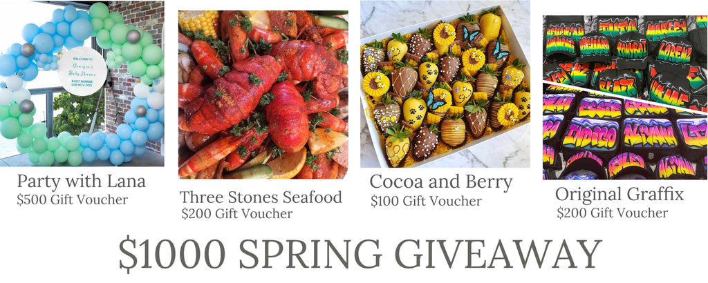 $1000 Spring Giveaway - Click here to enter