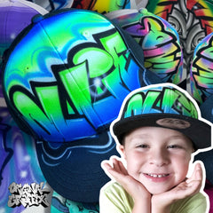Personalised graffiti hat australia