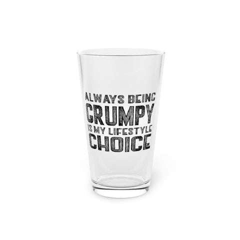 GRUMPY GUYS LIFESTYLE PINT GLASS