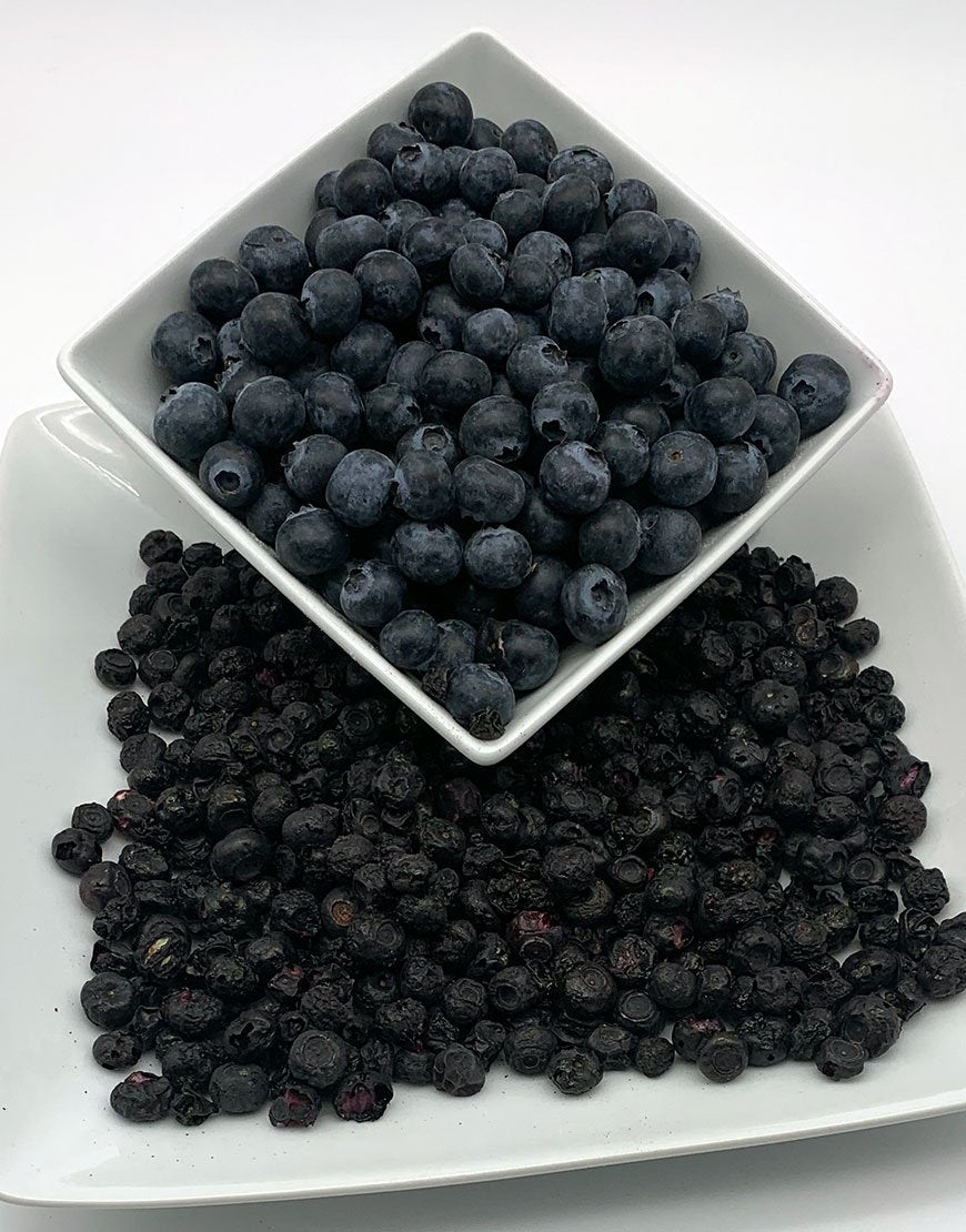 Freeze Dried Blueberries Healthy Fruit Snack Freshly Preserved