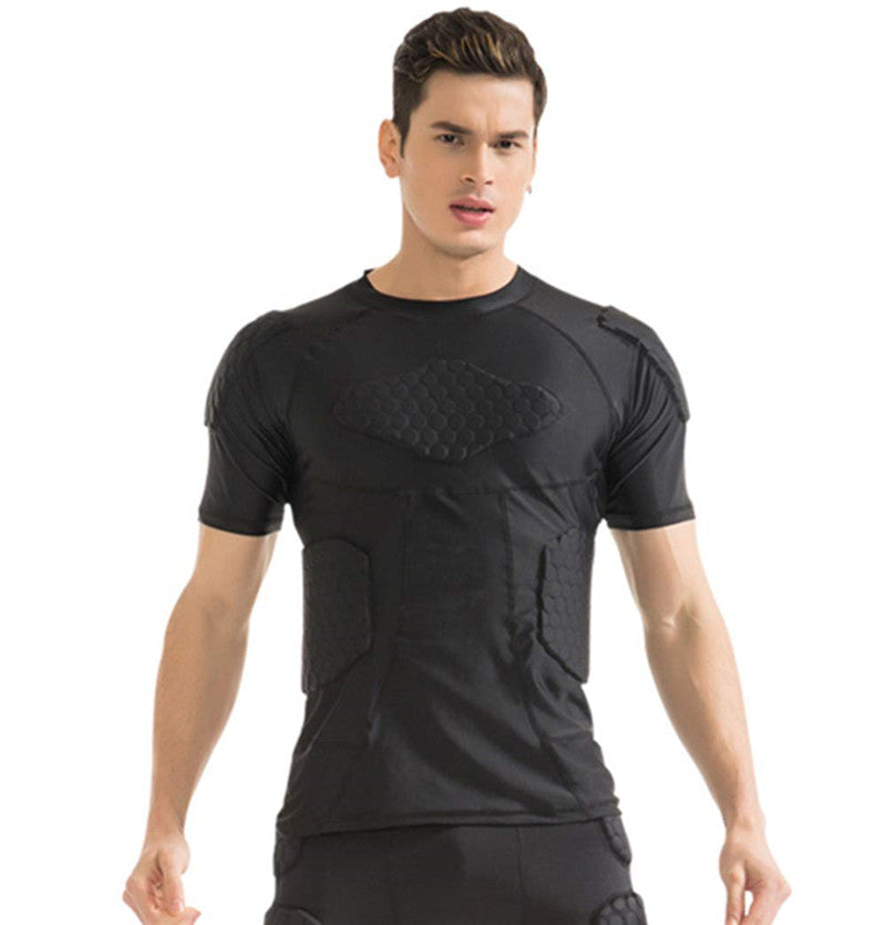 under armour compression shirt with pads