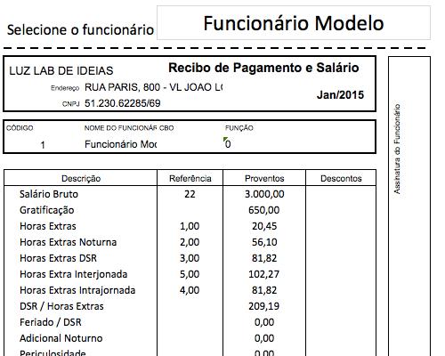 Planilha De Folha De Pagamento Em Excel Planilhas Prontas 4428