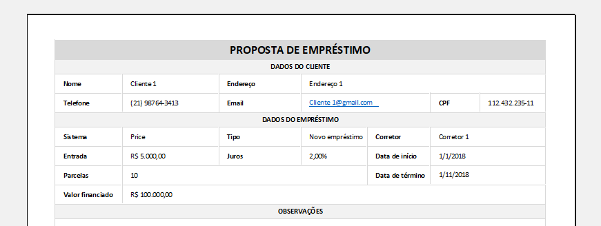 Planilhasvc Planilha Para Corretores De Empréstimos Em Excel 40 3109